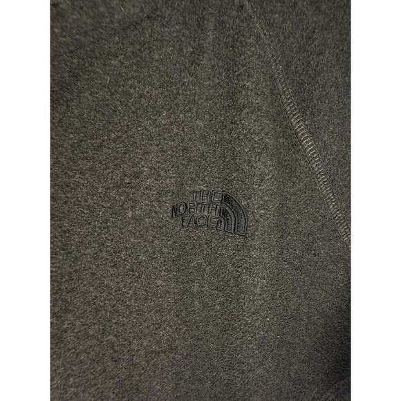 The North Face Agave Fleece Hoodie Jacket Full Zip Rabbit Gray Women's Size L - Picture 10 of 12